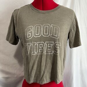 MM312 NOBO Green and White Short Sleeve Tee